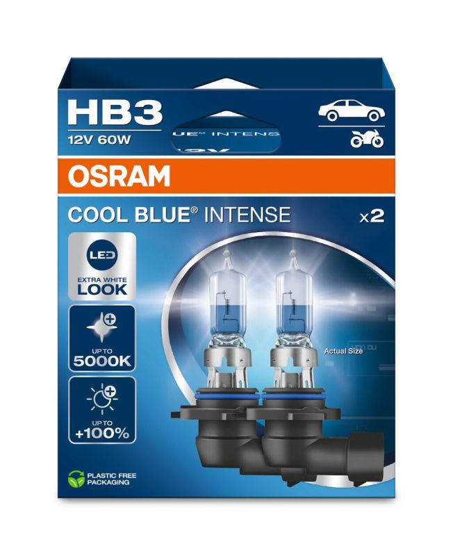 OSRAM CoolBlue Intense HB3 60W NextGeneration 5000K BOX