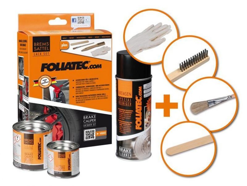 Barva brzdových třmenů Foliatec metallic carbon