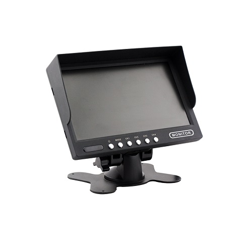 TFT7A4 Monitor 7" 4kanálový 4split 4PIN 12/24V