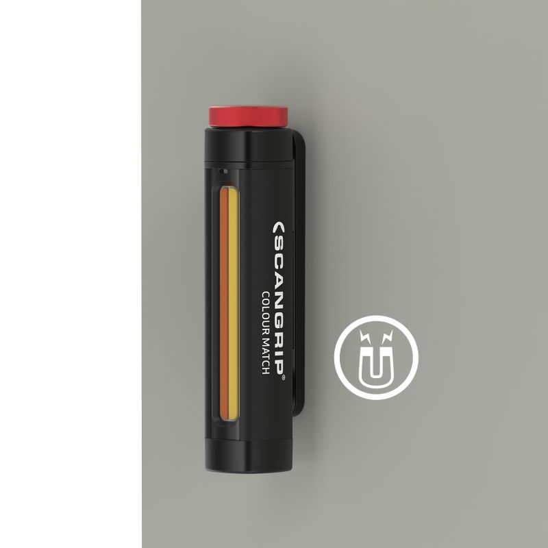 Scangrip UNIMATCH - Lanterna de cabeça e manual profissional 2 em 1