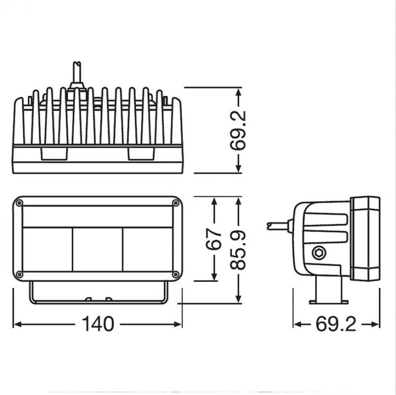 Osram LEDriving MX140 LEDDL102-WD 12V/24V pracovné svietidlo 30W