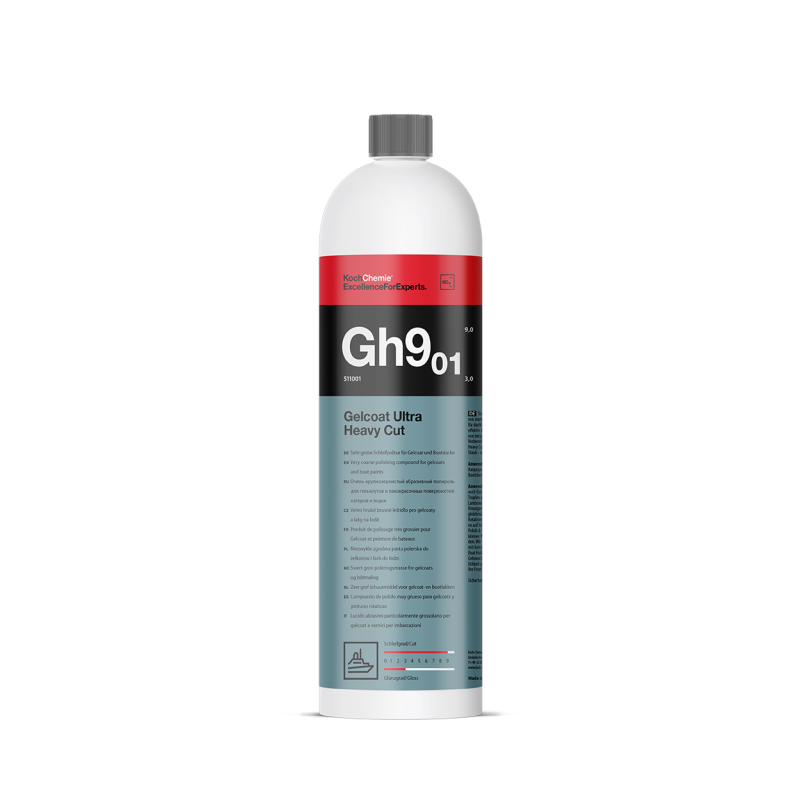 Koch Chemie Gelcoat Ultra Heavy Cut Gh9.01 - Brusná pasta pro gelcoaty a laky lodí 1L