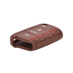Θήκη κλειδιού AUDI, VW, SEAT, SKODA - καφέ
