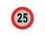 Reflexná samolepka označenie konštr. rýchlosti, 20cm 130km/h
