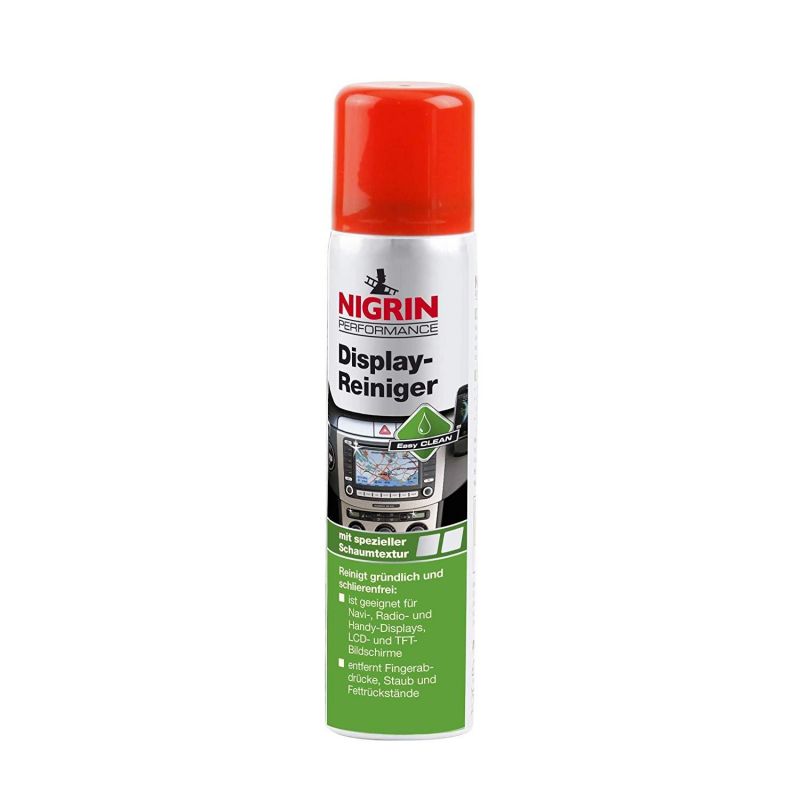 NIGRIN Přípravek na čištění displejů palubní desky 75 ml