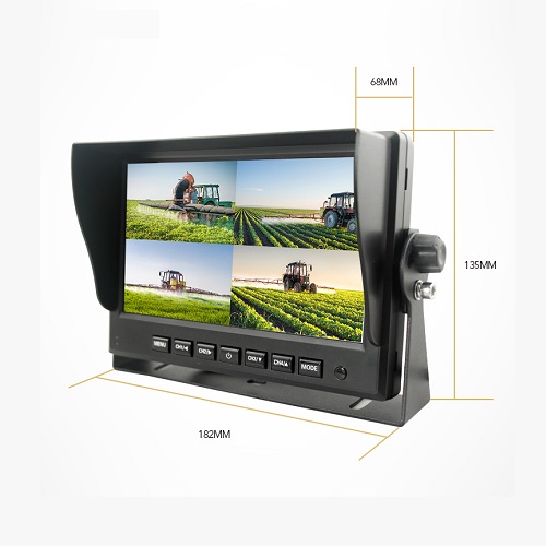 Monitor TFT7HD4 7" AHD 4ch 4split 4PIN 12/24V