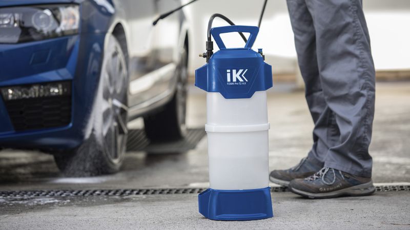 IK FOAM Pro 12 Alk - Pulverizador de Espuma Manual por Pressão