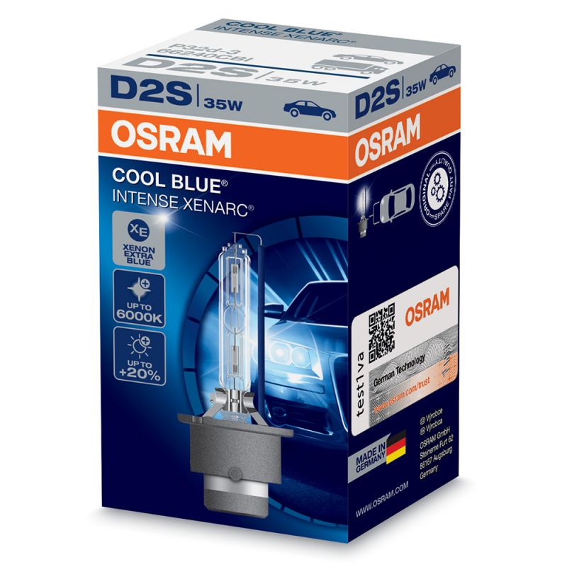 Ampoule au xénon Osram D2S 35W XENARC Cool Blue Intense