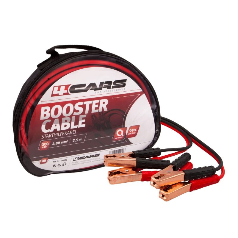 Indító kábel 300AMP, 4.0MM², 2.5M