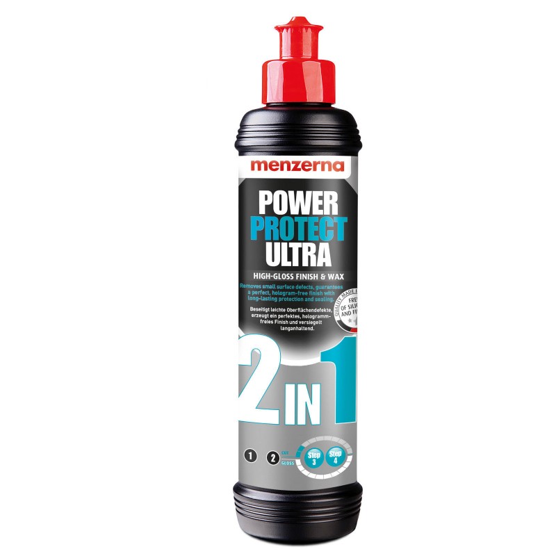Pasta lucidante di finitura con cera 250ml Power Protect Ultra 2in1 Menzerna