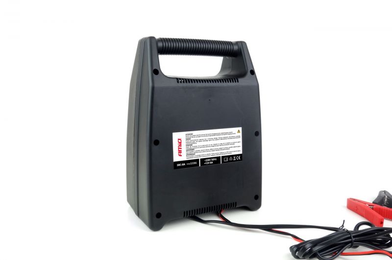 AMiO Caricabatterie auto/moto 8A, 12V SBC-8A