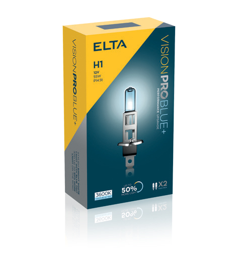 ELTA H1 12V 55W Vision PRO BLUE+ BOX 2db ELTA H1 12V 55W Vision PRO BLUE+ BOX 2db