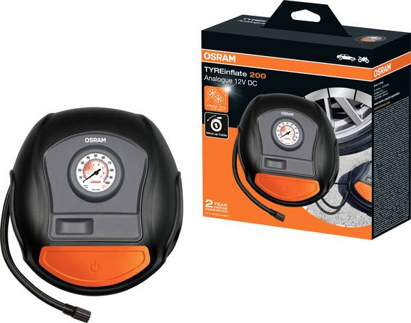 Compressor analógico OSRAM TYREinflate 200