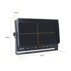 Monitor TFT10HD4 10" AHD 4ch 4split 4PIN 12/24V