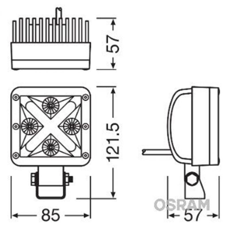 Osram LEDriving Cube MX85 LEDDL101-SP 12V pracovné svietidlo 20W