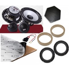 Set Skoda Octavia II altoparlanti cuscinetti di smorzamento adattatori