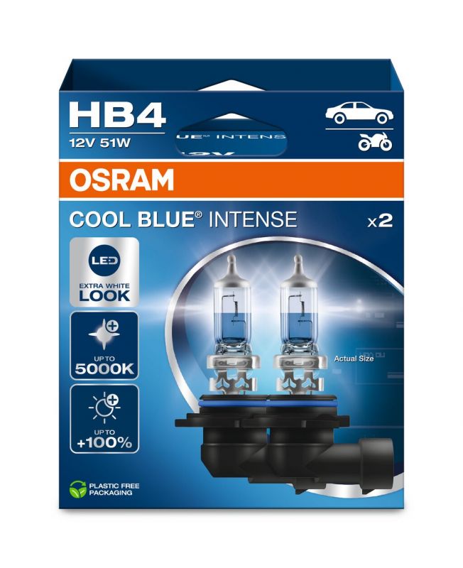 OSRAM CoolBlue Intense HB4 51W NextGeneration 5000K BOX