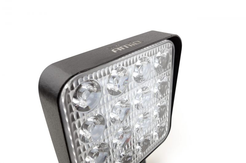 Faro da lavoro LED 16LED 110x110 48W FLAT 9-36V AWL10