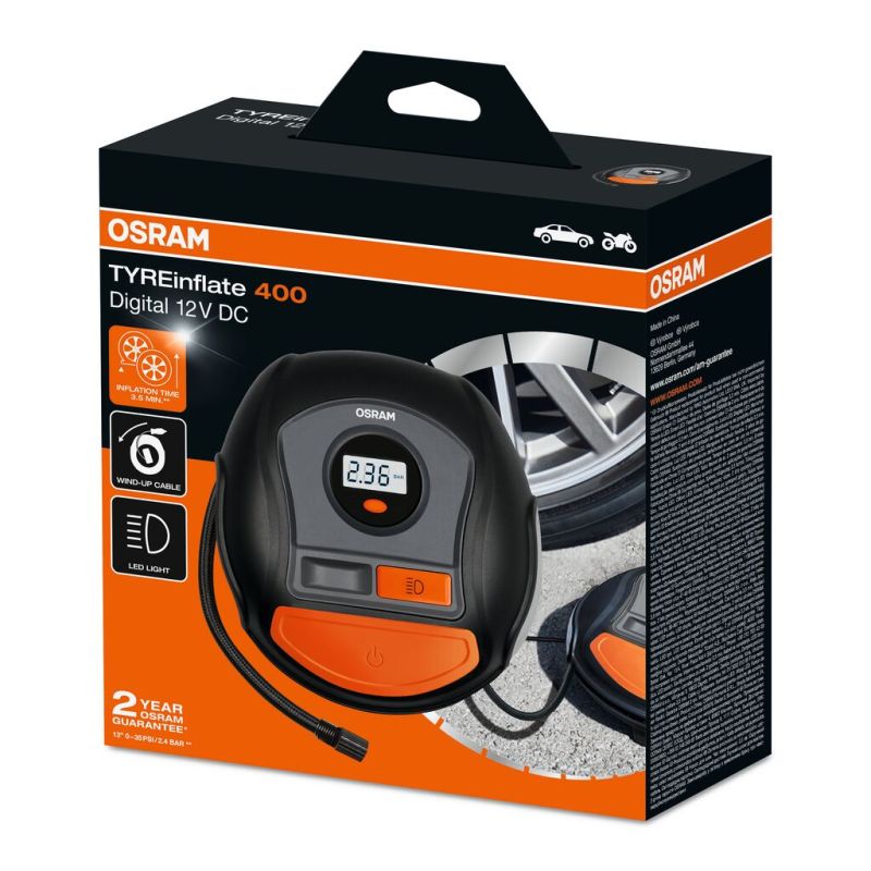 Compressor digital Osram TYREinflate OTI400