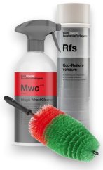 Kit de produtos automotivos Koch Chemie para limpeza de rodas e pneus