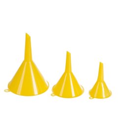 4CARS Plastic brandstoftrechters, set van 3 stuks