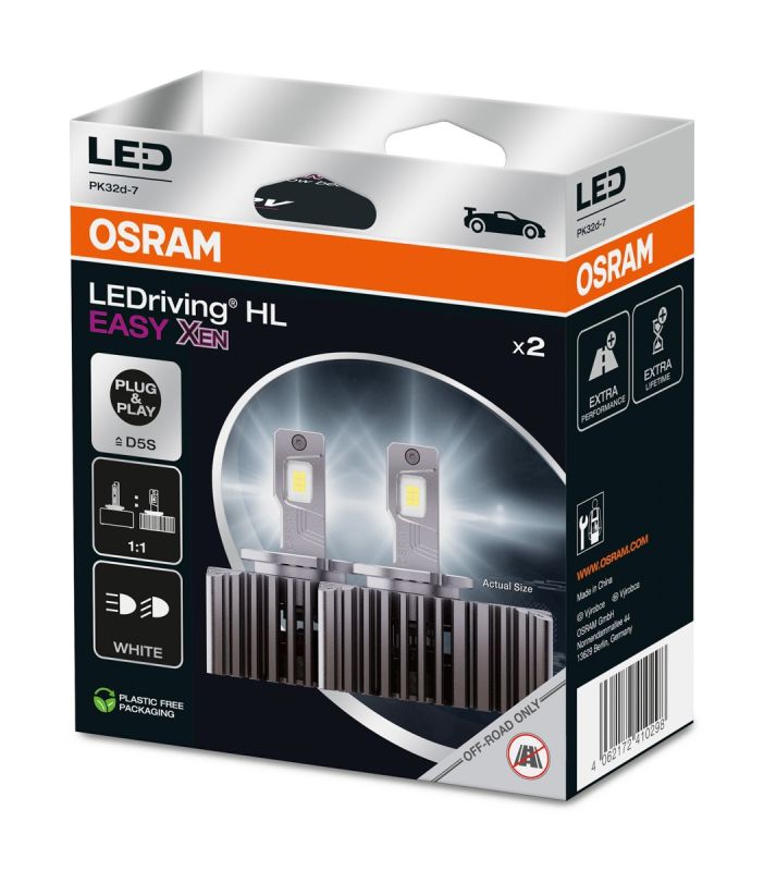 Osram LEDriving HL EASY D5S 50W 12V 66540DWESY-2HB 6000K 2бр.