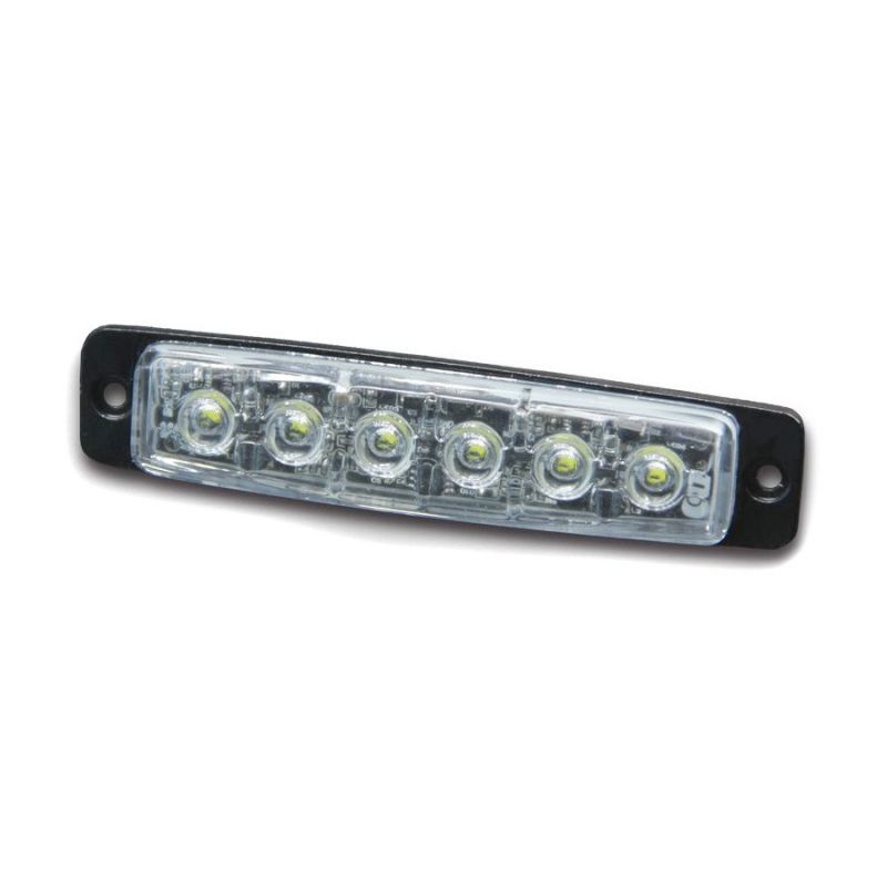 Pozicijska opozorilna LED luč, 12-24V, R65, oranžna 911F6-A