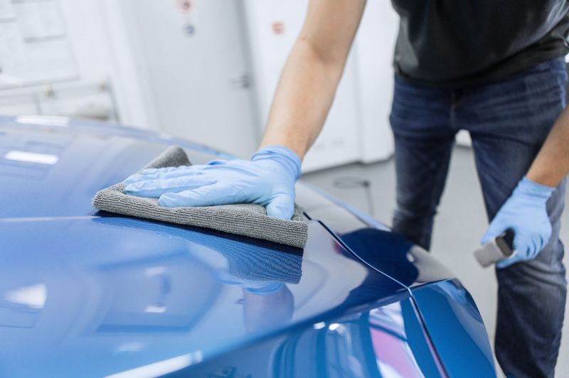Koch Chemie coating towel - Полираща кърпа сива 40x40см