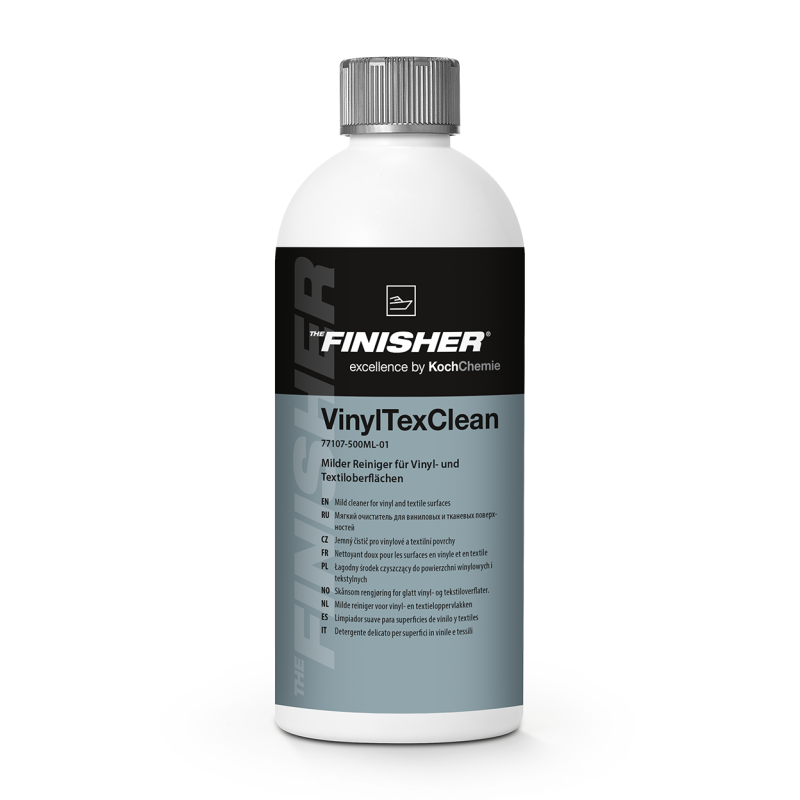 Koch Chemie The Finisher VinylTexClean – Limpador Extra Suave para Estofos e Têxteis 500ml