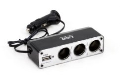 Divisor de isqueiro 12/24V com USB n.º 1