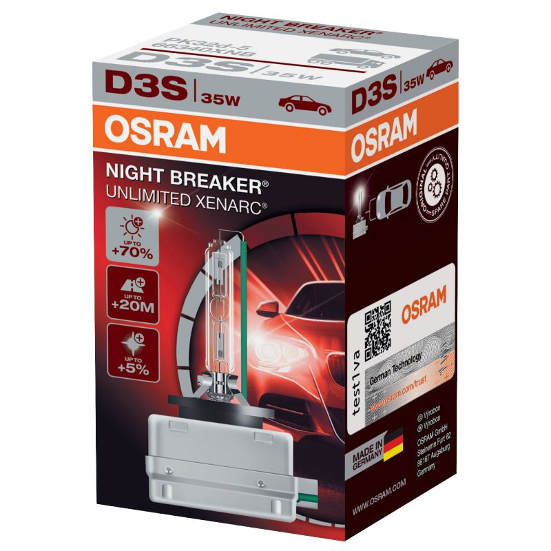 Osram Xenon Lamp D3S XENARC NIGHT BREAKER NEOGRANIČENO