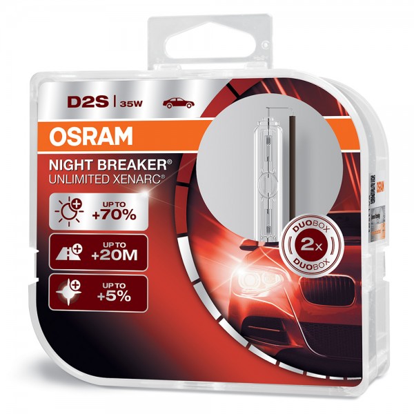 Xenonová výbojka Osram D2S XENARC NIGHT BREAKER UNLIMITED BOX