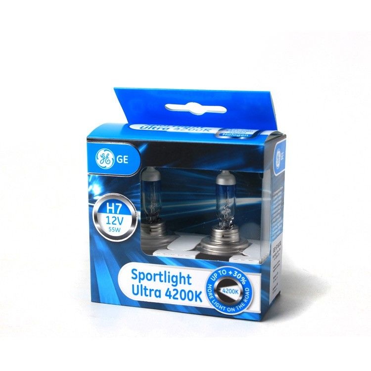 GE Halogena žarulja Sportlight Ultra +30%, H7, 4200K, 2kom