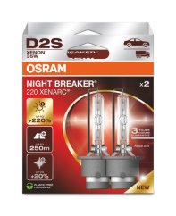 Osram Ксенонова лампа D2S 66240XN2-2HB NIGHT BREAKER LASER +220% BOX