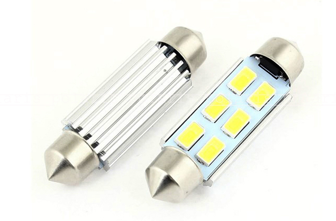 6SMD 5630 plafond 10x39mm CANBUS