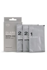 Nasiol WIPE-ON kit de lingettes avec protection hydrophobe pour vitres