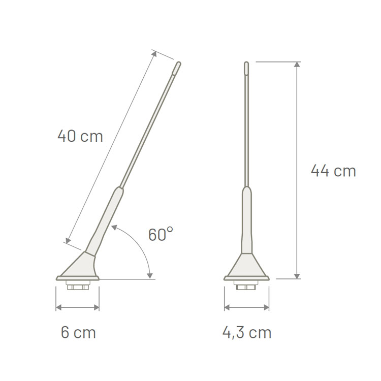 CAL-7677870 Calearo antena 16V AM FM