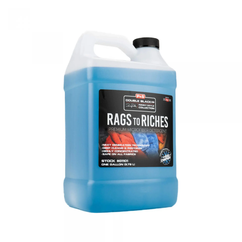 P&S Rags To Riches - Detergente para panos de microfibra 3800ml