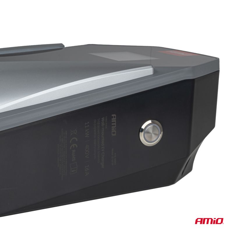 Трифазно стенно зарядно устройство за електрически превозни средства 22kW 32A 400V AMiO-04843