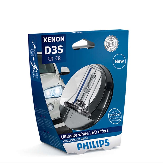 PHILIPS D3S 35W PK32d-5 Xenon WhiteVision