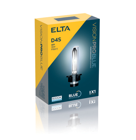Xenonová výbojka ELTA D4S Vision PRO BLUE 6000K