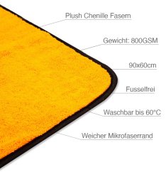Mikrovláknový ručník Orange Baby XL - 800GSM, 90x60cm Liquid Elements