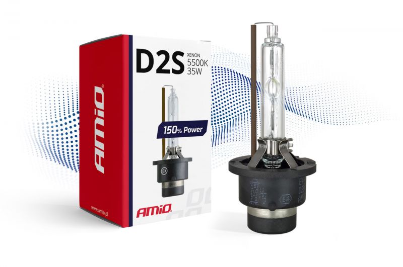 Lampă cu xenon D2S AMiO +150%.