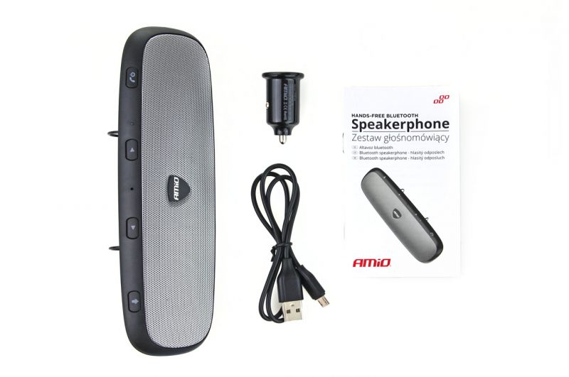 Zestaw głośnomówiący Hands-free Bluetooth QC 3.0 USB