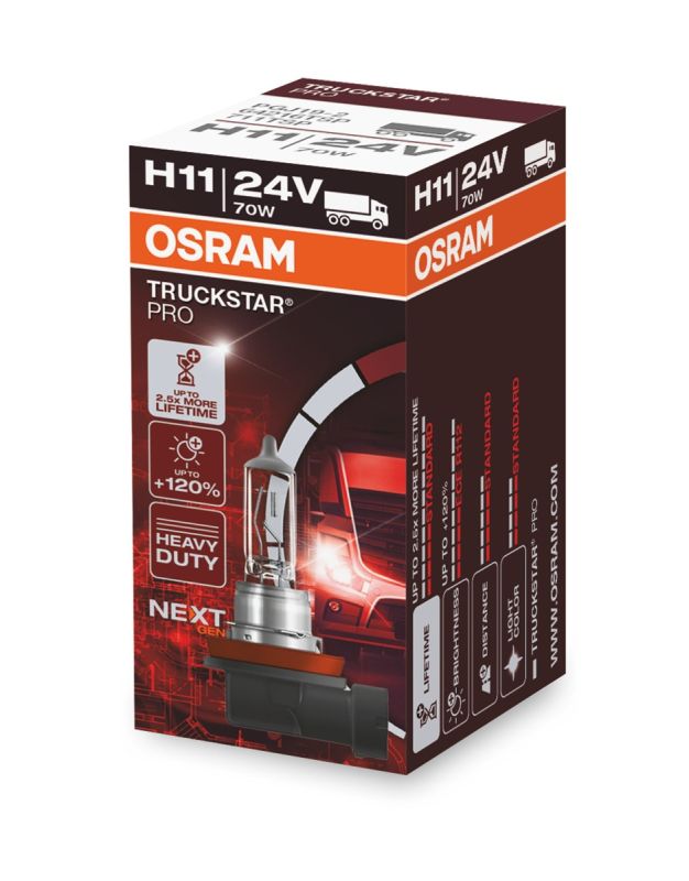 Osram H11 24V 70W TRUCKSTAR PRO 1KS