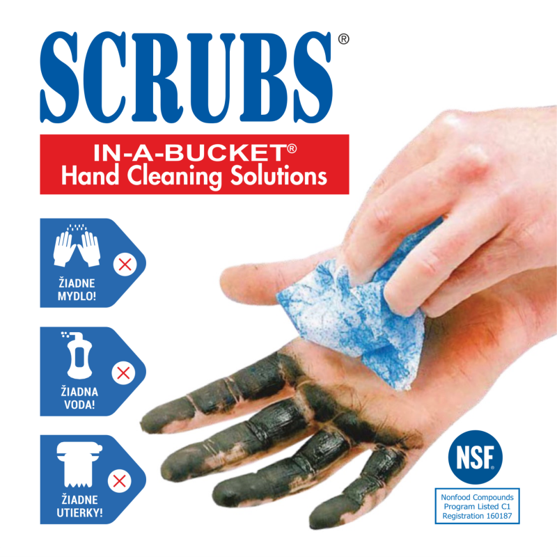 Scrubs - Vlažne brisače 72ks