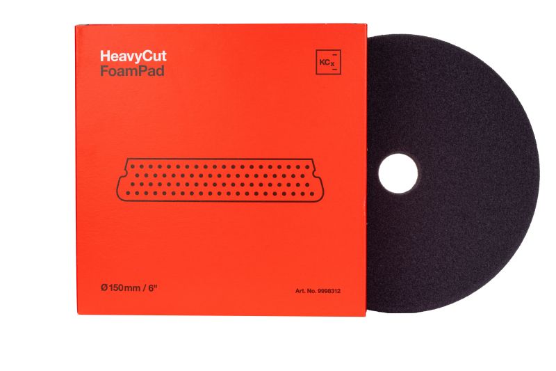 Koch Chemie Heavy Cut Foam Pad 150 x 25 mm - Κόκκινος δίσκος γυαλισμού