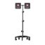 Scangrip Wheel stand - móvel; tripé telescópico para luzes de detalhamento e trabalho