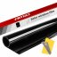 AMiO Película para ventanas Ultra Dark Black 0,50x3m Transmisión de luz 1%