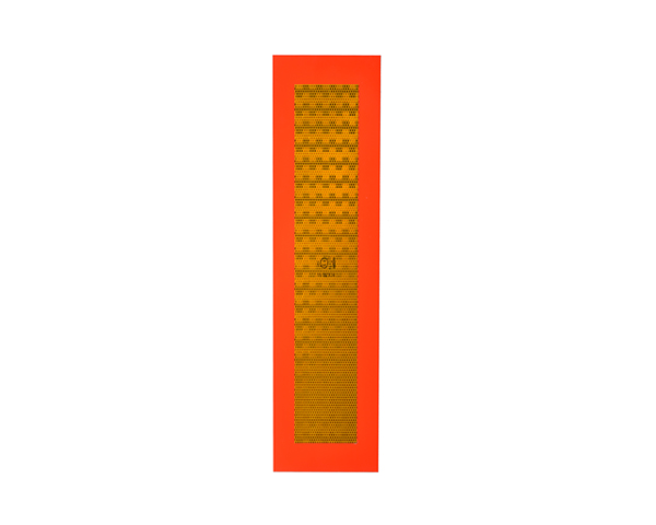 Plăcuță reflectorizantă din aluminiu pentru semiremorcă, set 2 buc, 1mm